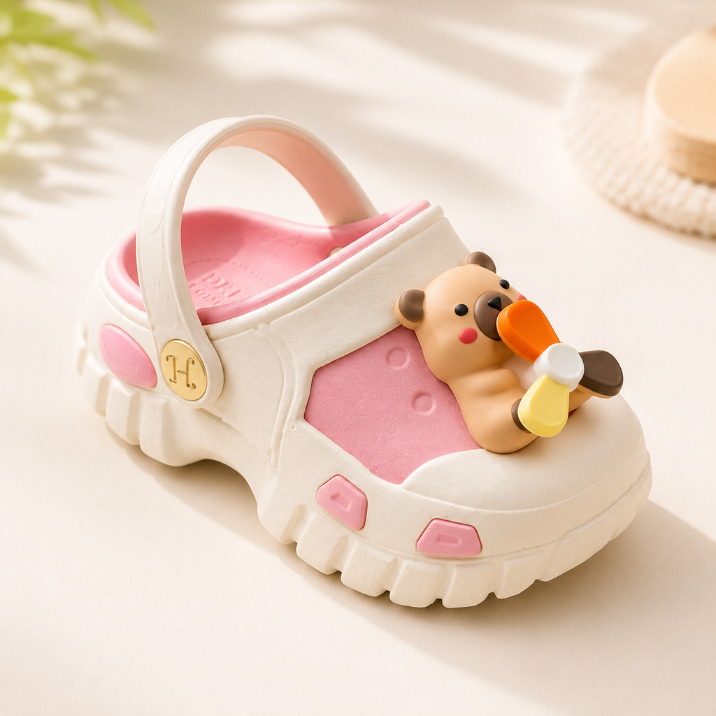 LilWalk Teddy Comfort Clogs for Kids