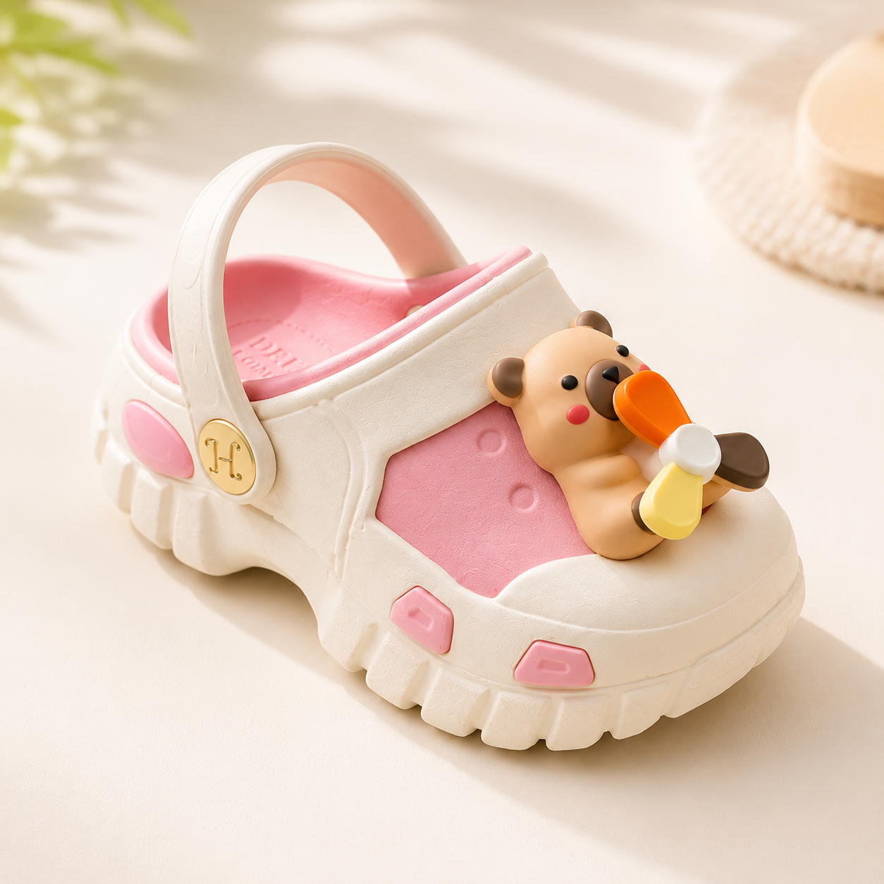LilWalk Teddy Comfort Clogs for Kids