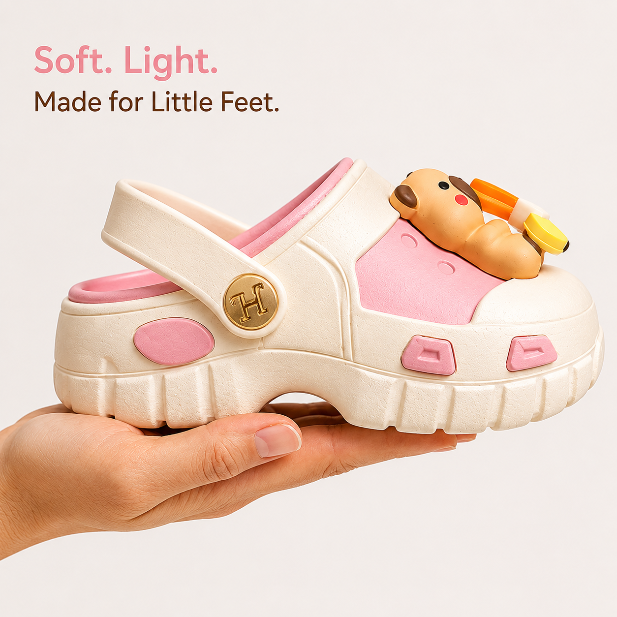 LilWalk Teddy Comfort Clogs for Kids