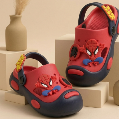 LilWalk Spider Hero Kids Clogs