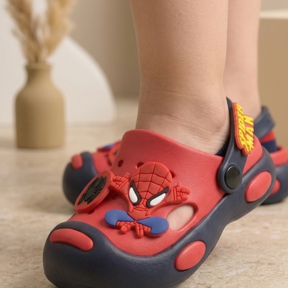 LilWalk Spider Hero Kids Clogs