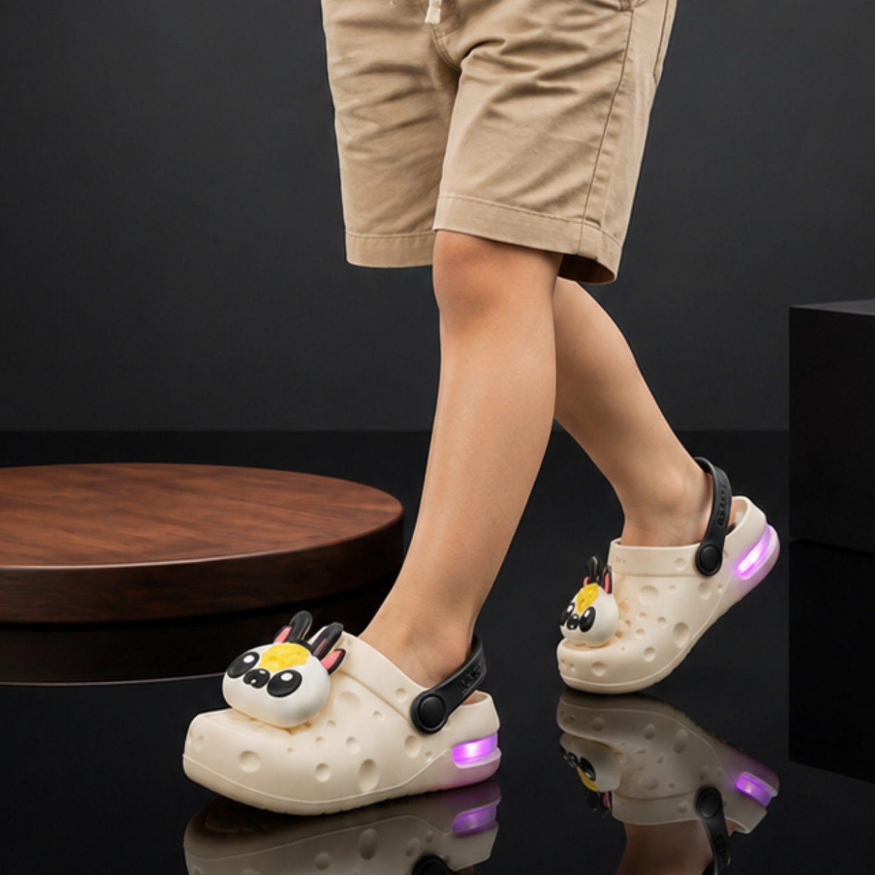 LilWalk GlowBird LED Kids Crocs